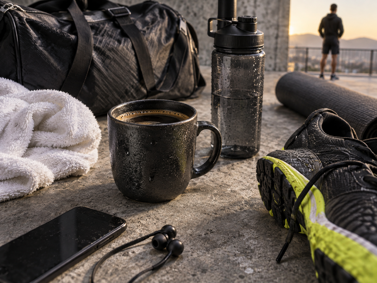 What does “caffeine before a workout” mean?